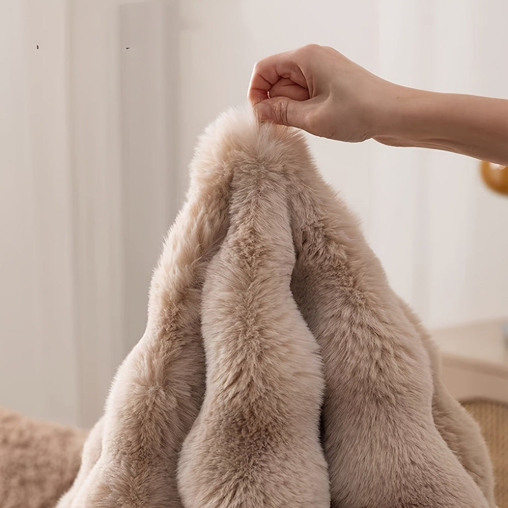 Cloud-Soft Round Bubble Rug