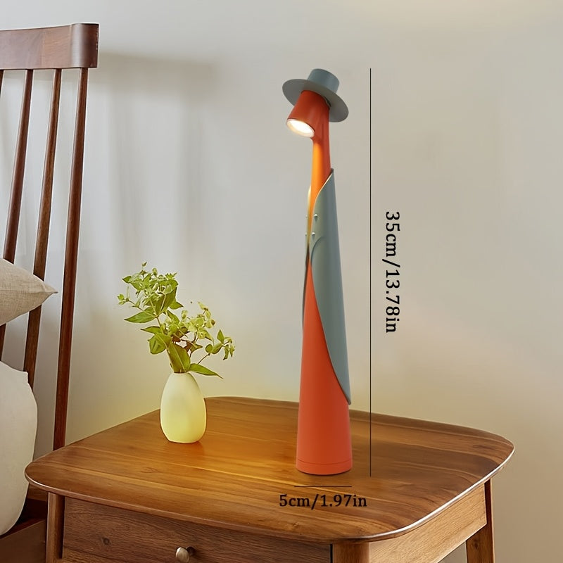 Hat Figure Rechargeable LED Table Lamp