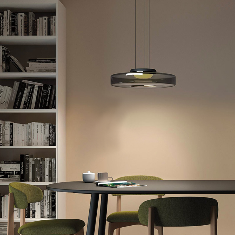 Bauhaus Tiered Glass Pendant Light