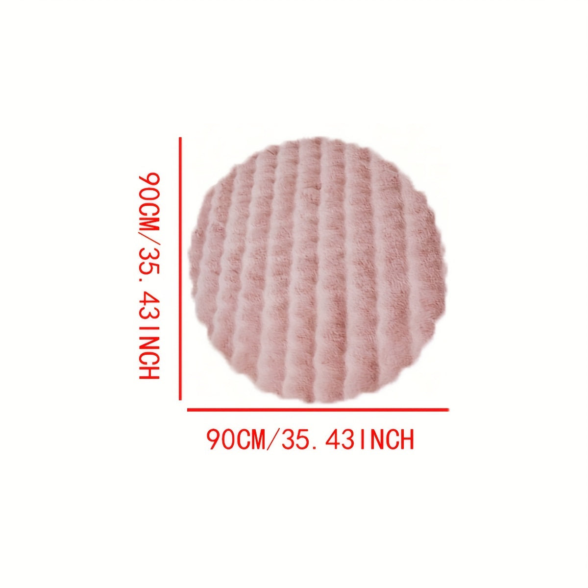 Cloud-Soft Round Bubble Rug