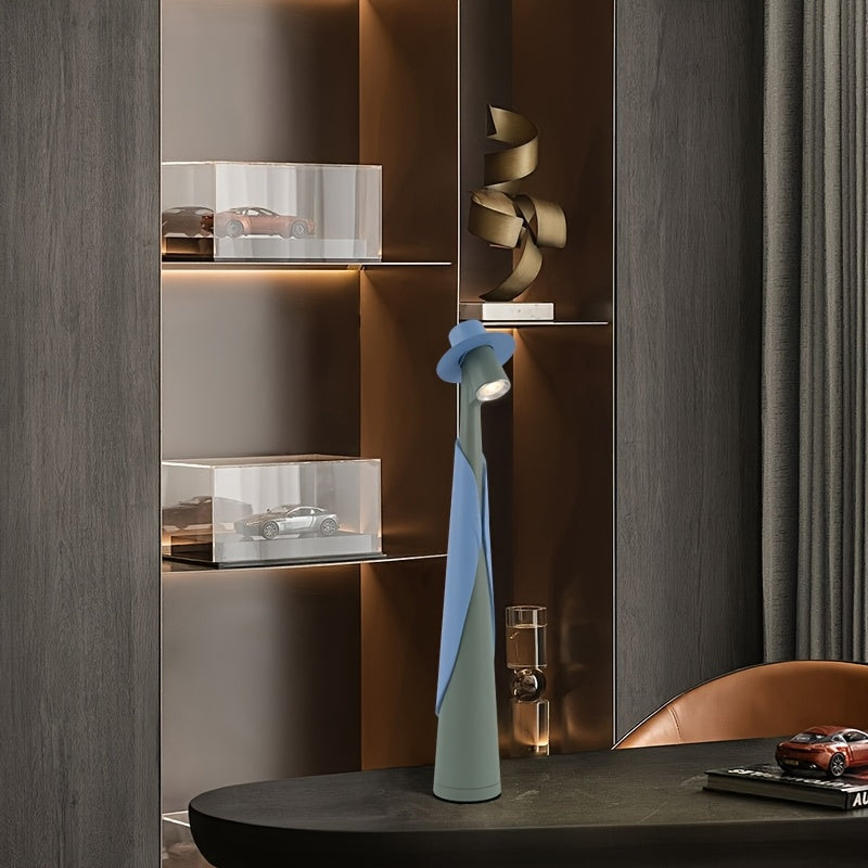 Hat Figure Rechargeable LED Table Lamp