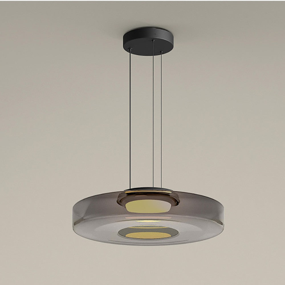 Bauhaus Tiered Glass Pendant Light