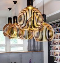 Natural Wood Pendant Light