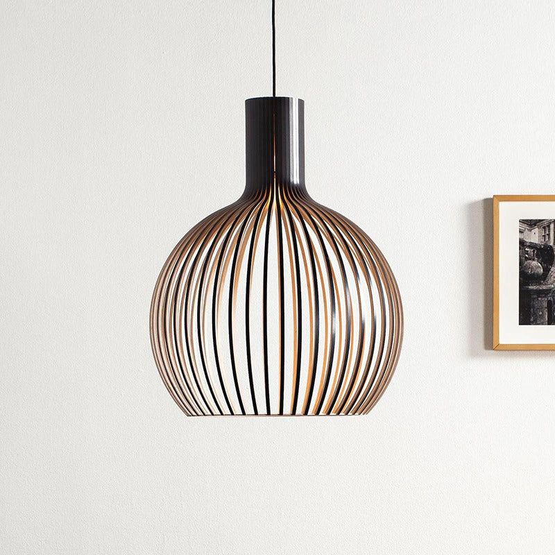 Natural Wood Pendant Light