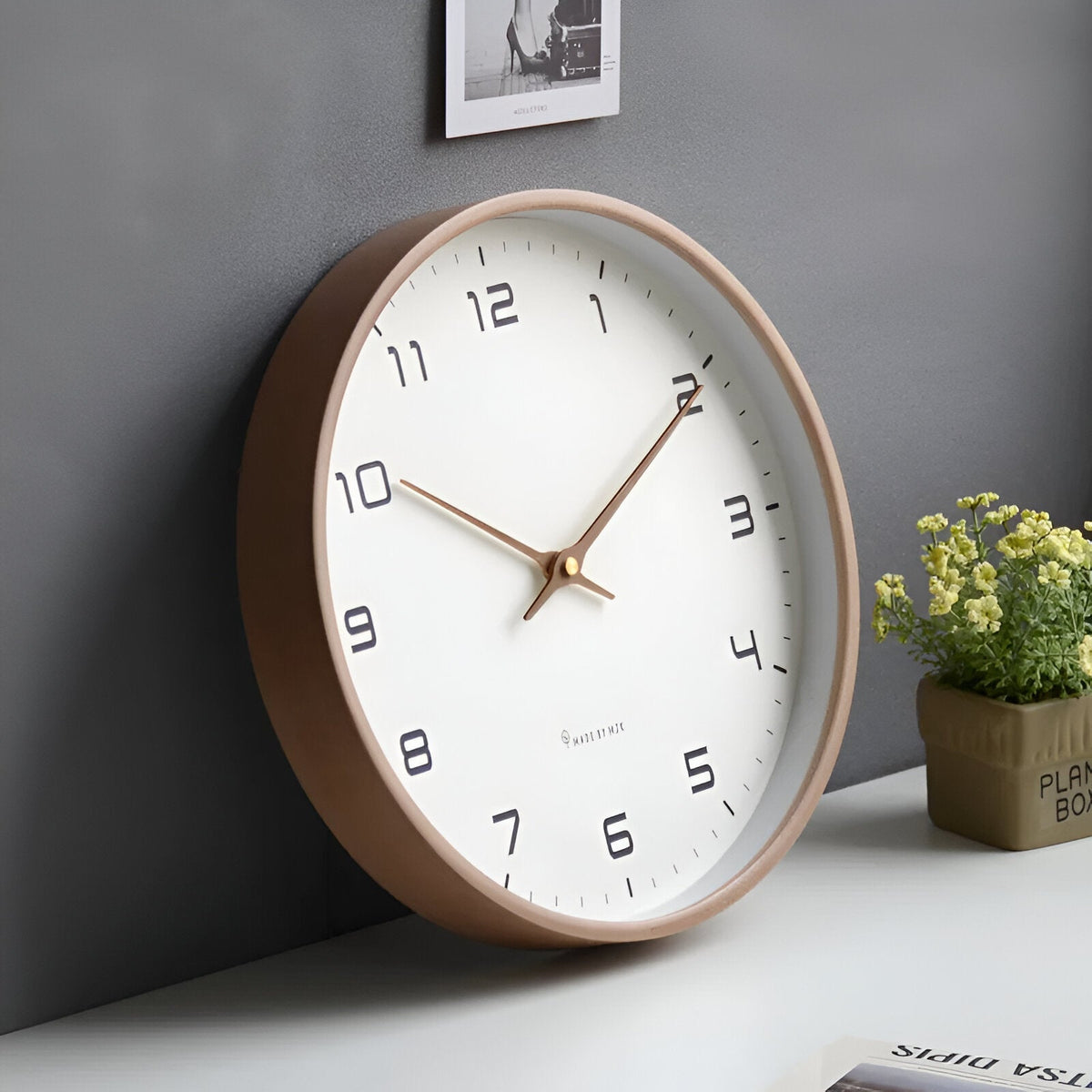 Nordic Wooden Wall Clock