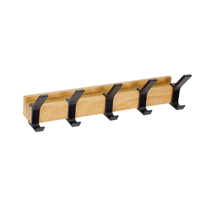 Nordic Wall Coat Rack with Adjustable Hooks