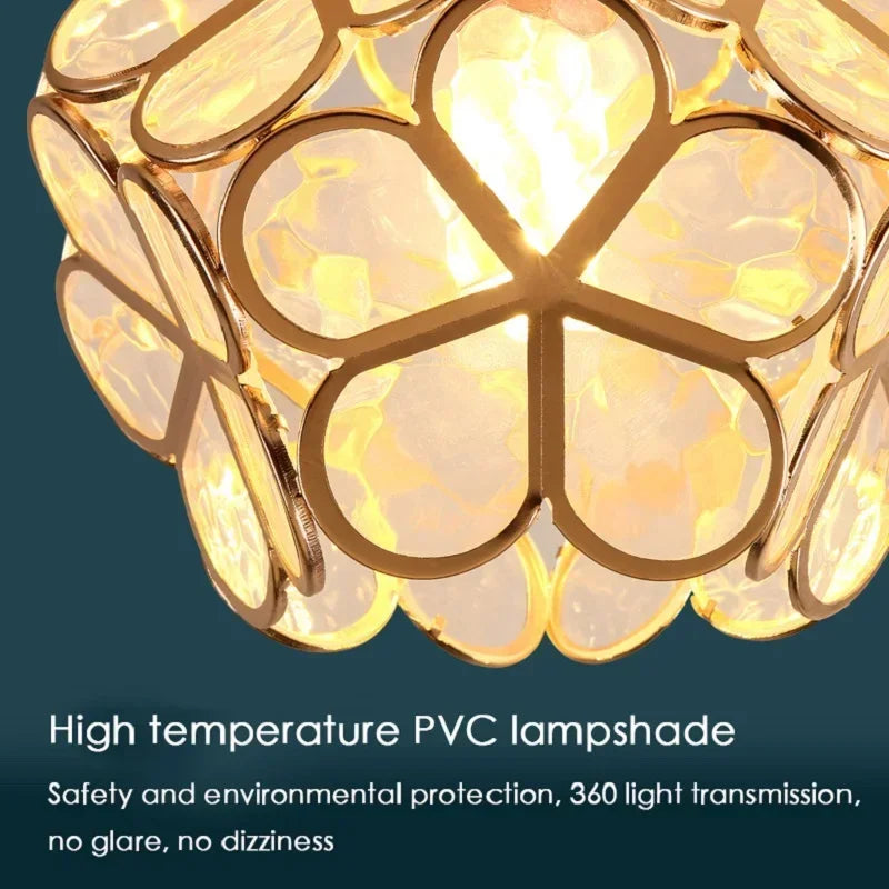 Retro Petal Flush Mount Ceiling Light