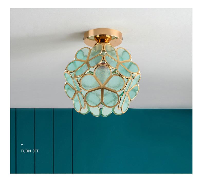 Retro Petal Flush Mount Ceiling Light
