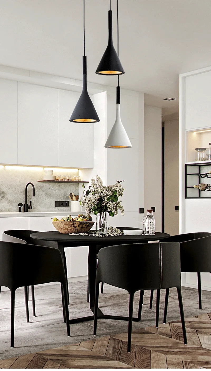Teardrop Metal Pendant Light