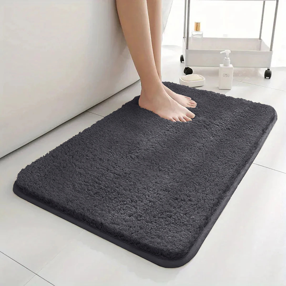Plush Absorbent Bath Rug