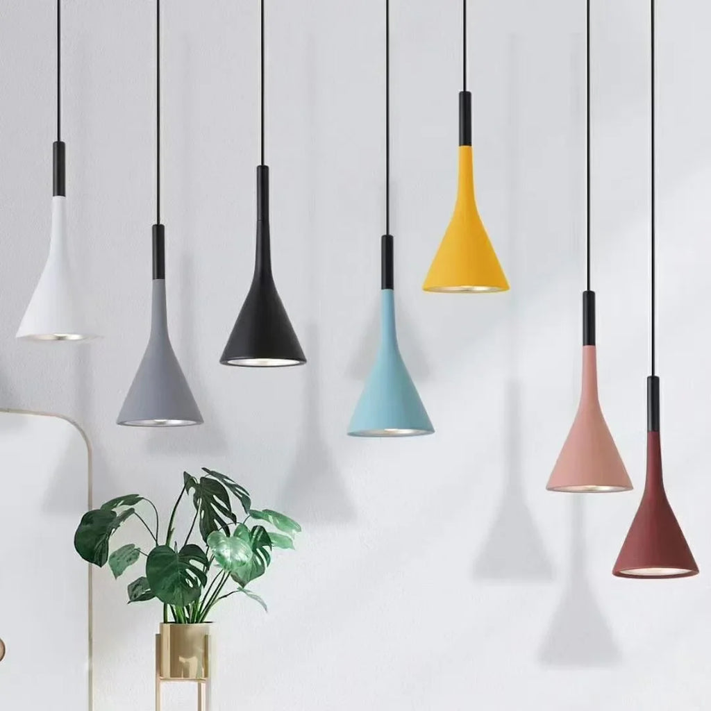 Teardrop Metal Pendant Light