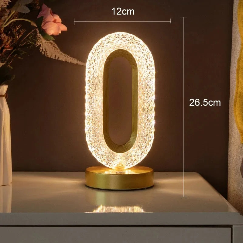 Stellora 3D Crystal LED Night Lamp