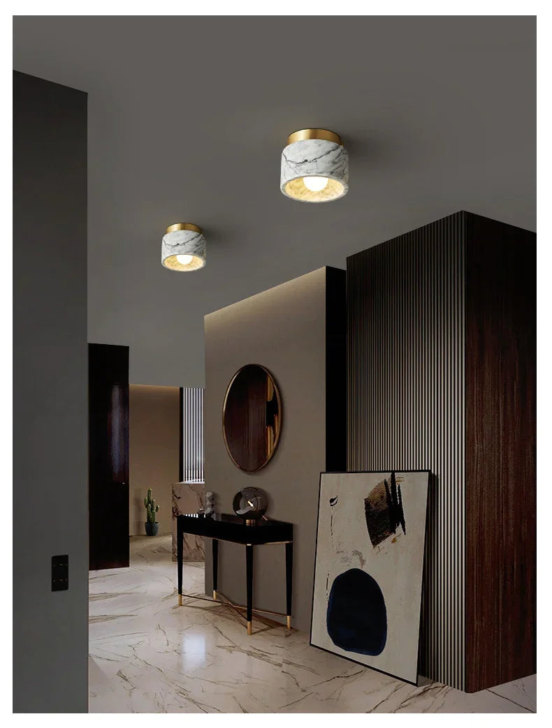 Nordic Marble Ceiling Downlight