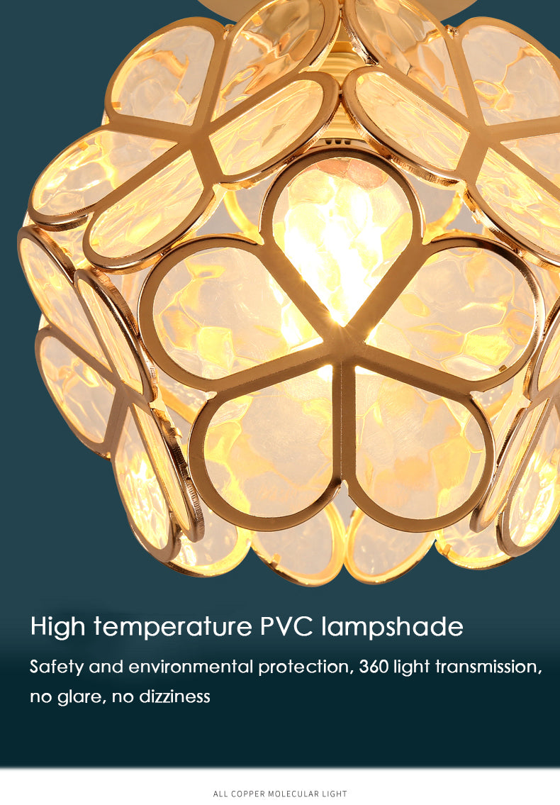 Retro Petal Flush Mount Ceiling Light