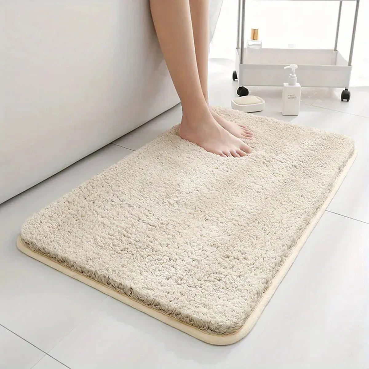 Plush Absorbent Bath Rug