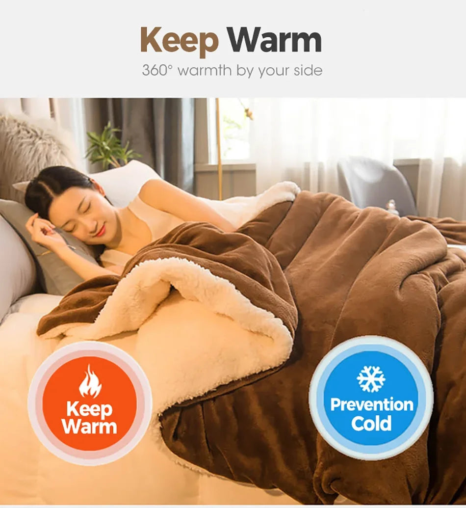 Cozy Double Sided Throw Blanket