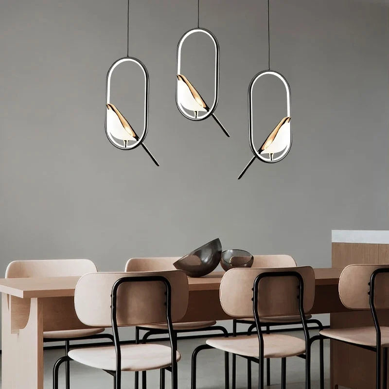 Magpie LED Bird Pendant Light