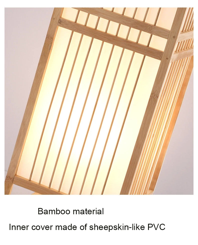 Woven Bamboo Bedside Lamp