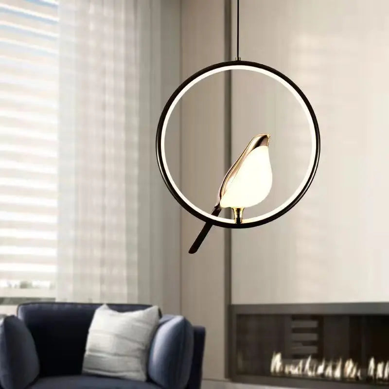 Magpie LED Bird Pendant Light