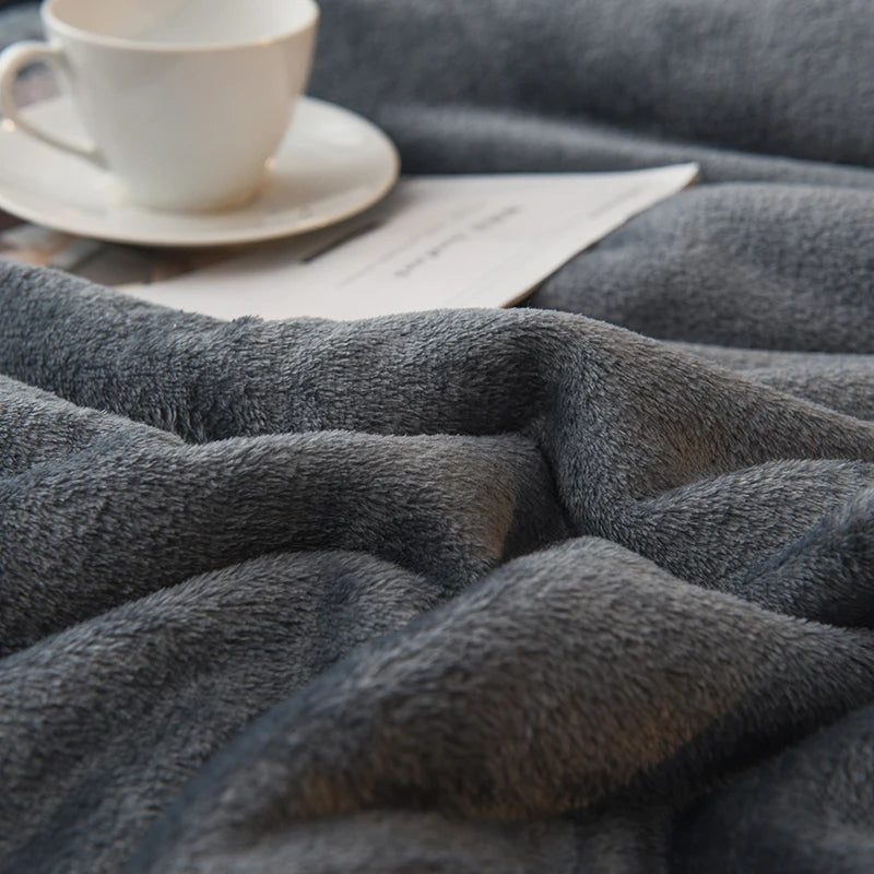 Cozy Double Sided Throw Blanket