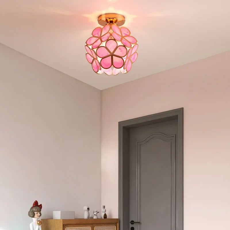 Retro Petal Flush Mount Ceiling Light