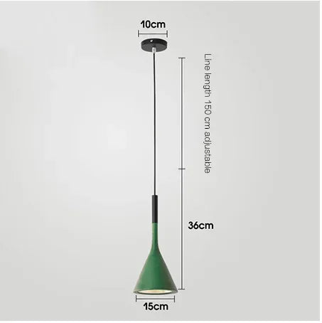 Teardrop Metal Pendant Light