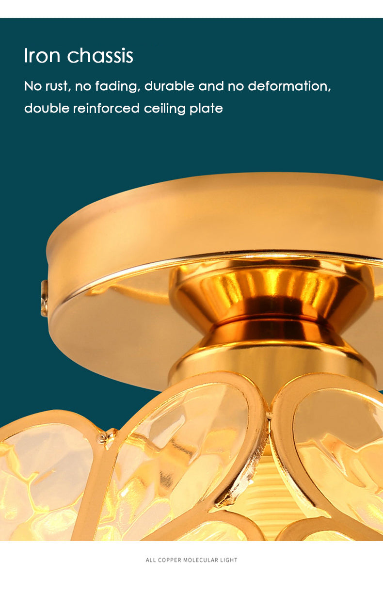Retro Petal Flush Mount Ceiling Light