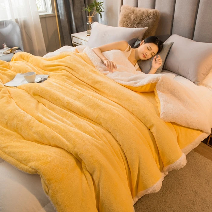 Cozy Double Sided Throw Blanket