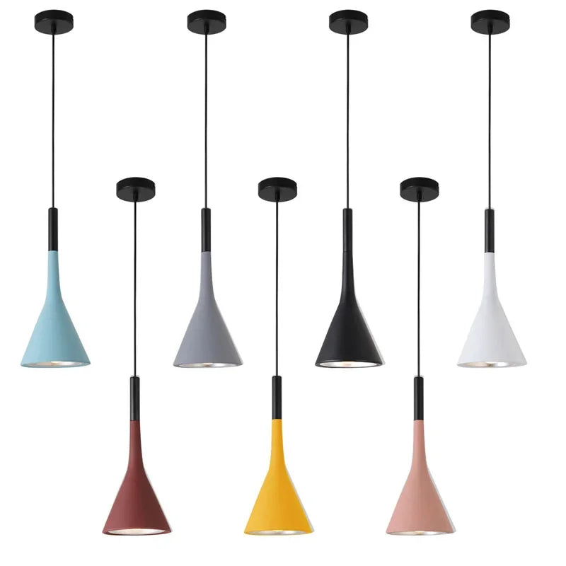 Teardrop Metal Pendant Light