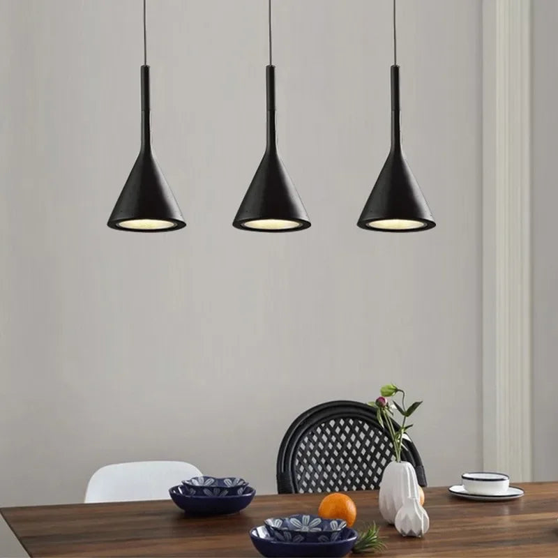 Teardrop Metal Pendant Light