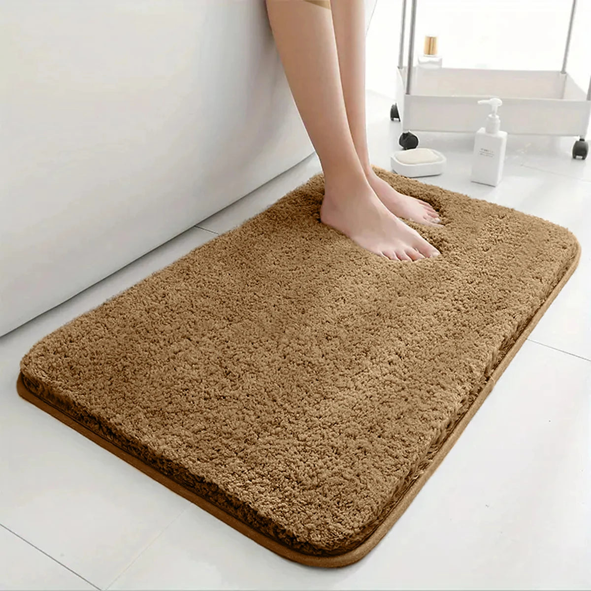 Plush Absorbent Bath Rug