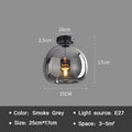 Nordic Glass Globe Ceiling Light