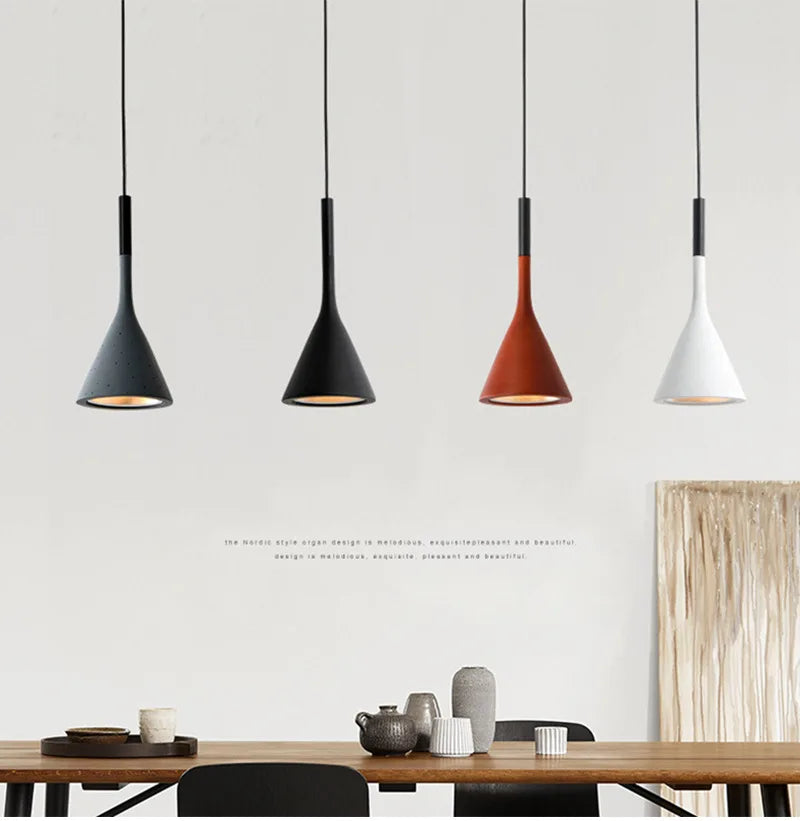 Teardrop Metal Pendant Light