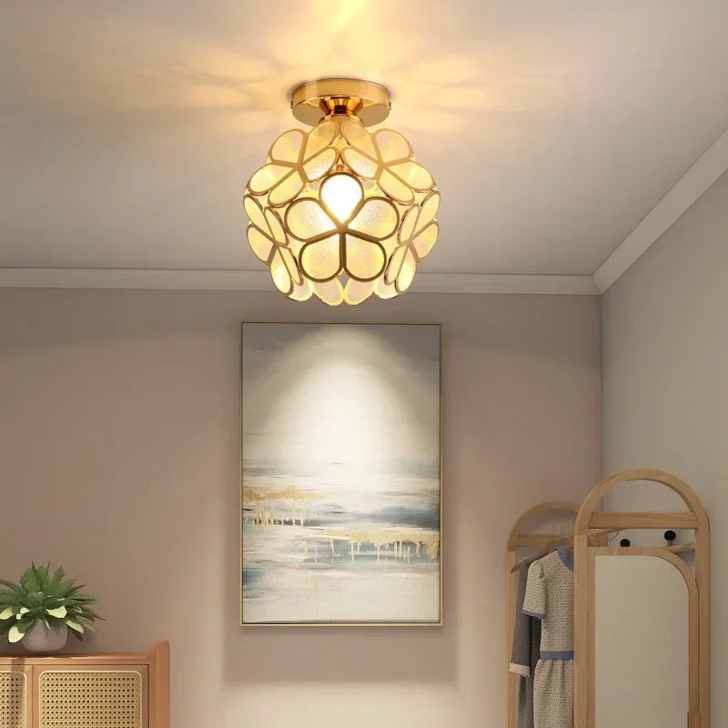 Retro Petal Flush Mount Ceiling Light