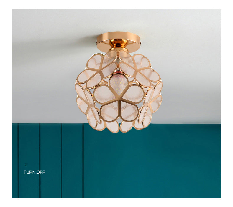 Retro Petal Flush Mount Ceiling Light