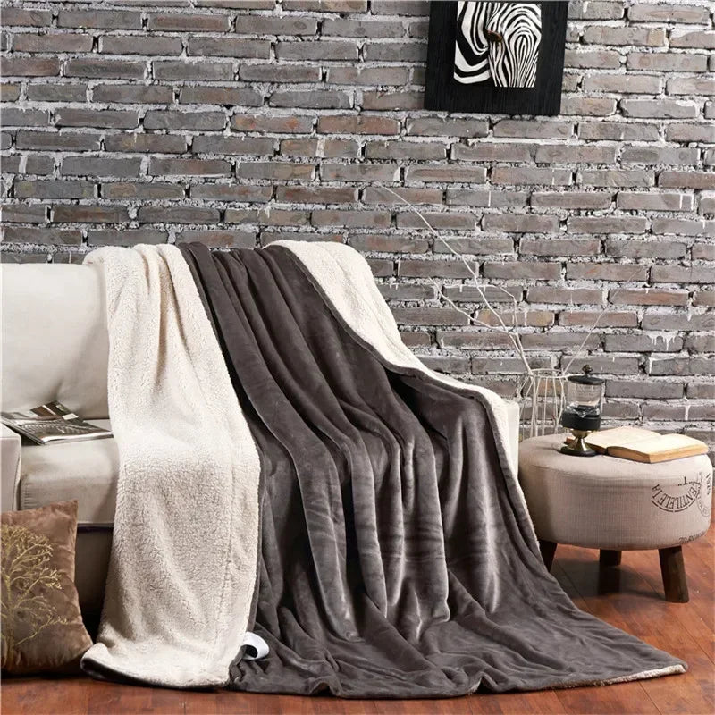 Cozy Double Sided Throw Blanket