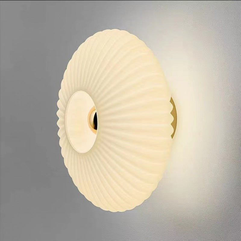 Nordic Ribbed Glass Wall Sconce