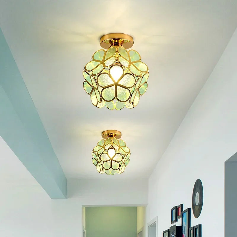 Retro Petal Flush Mount Ceiling Light