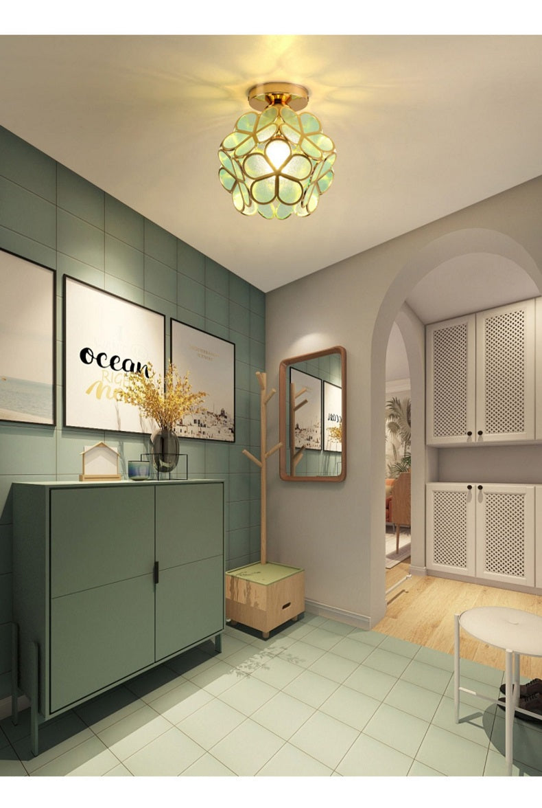 Retro Petal Flush Mount Ceiling Light