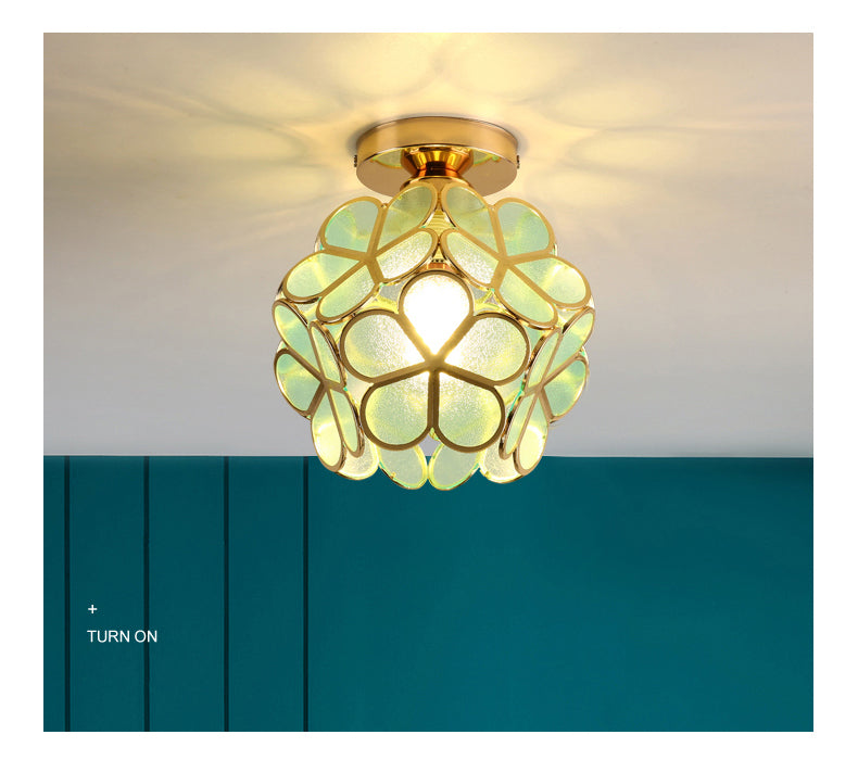 Retro Petal Flush Mount Ceiling Light