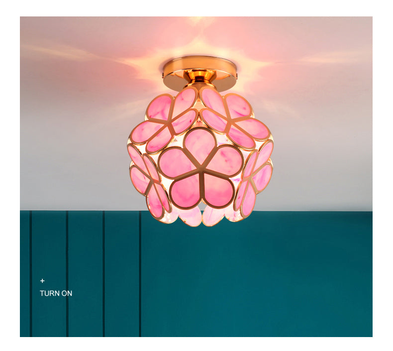 Retro Petal Flush Mount Ceiling Light