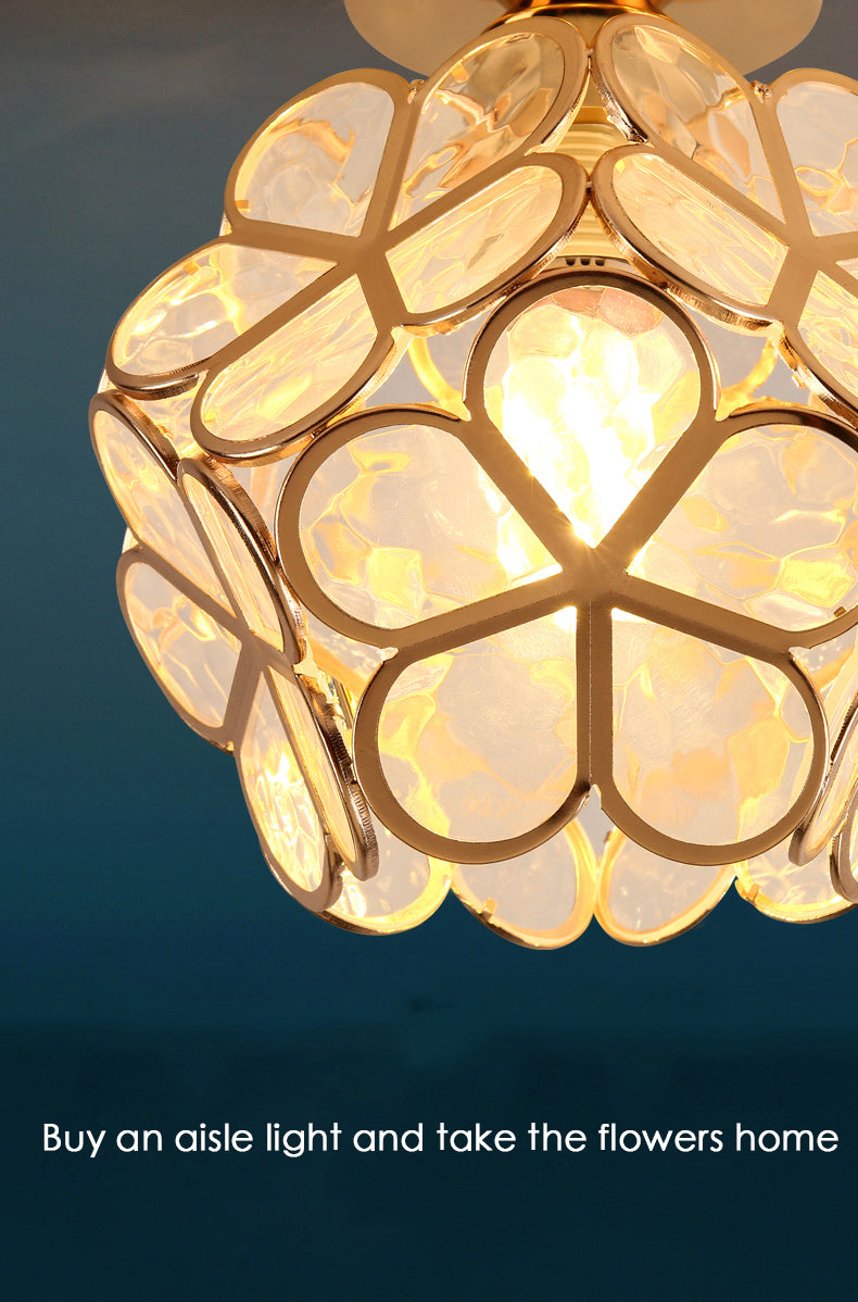 Retro Petal Flush Mount Ceiling Light