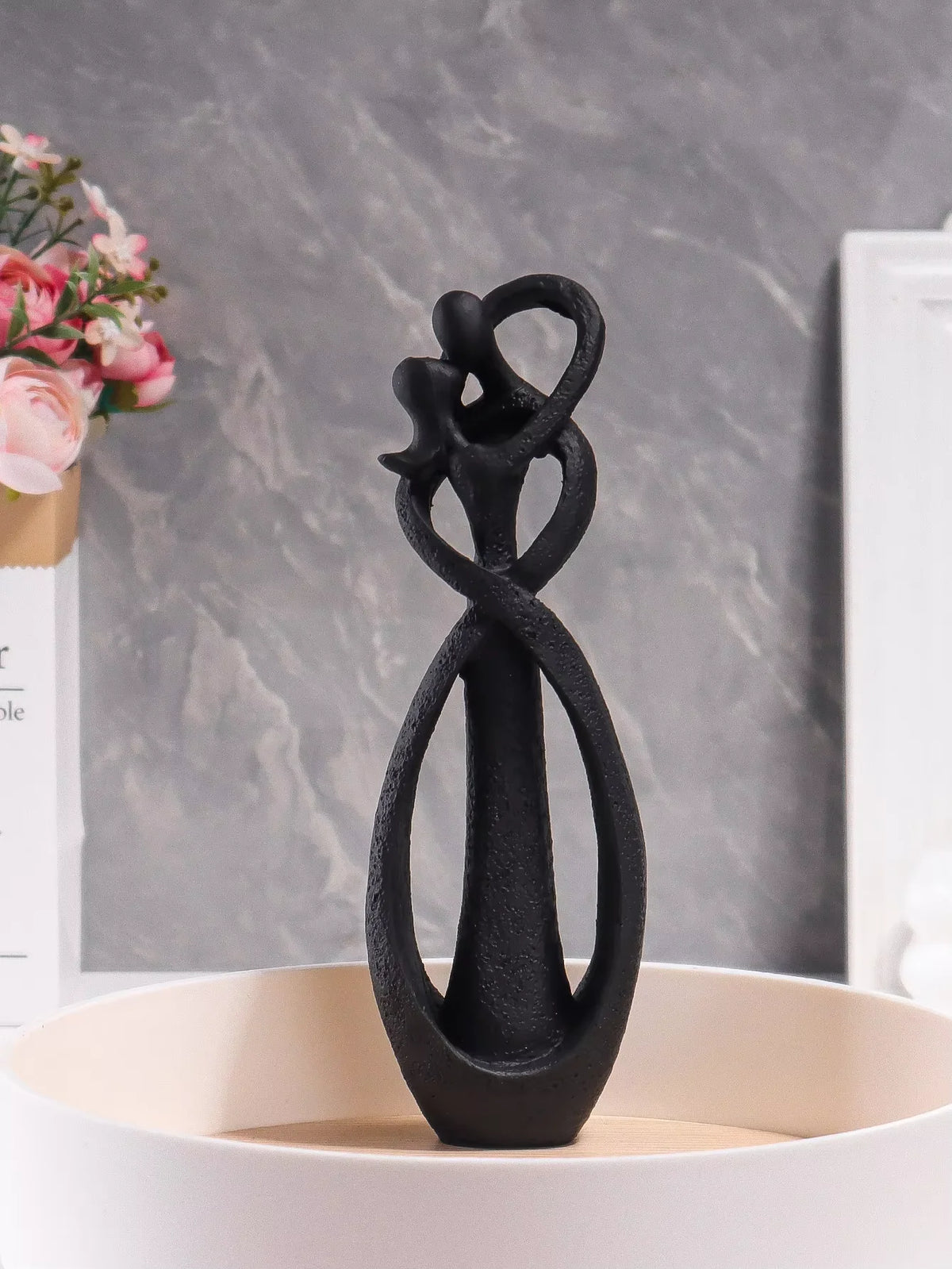 Embrace Abstract Couple Sculpture