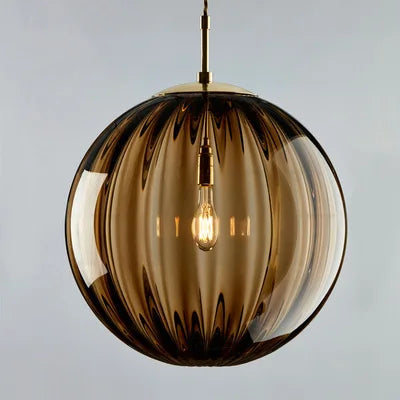 Modern Glass Globe Pendant Light