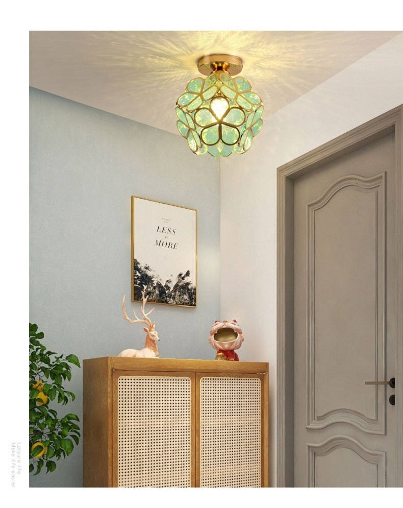 Retro Petal Flush Mount Ceiling Light