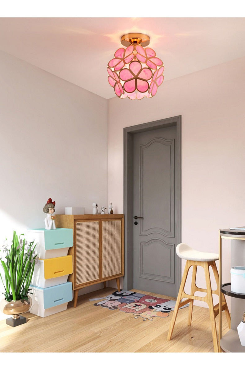 Retro Petal Flush Mount Ceiling Light