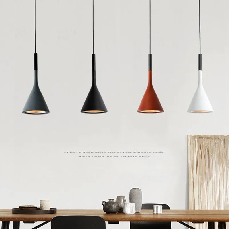Teardrop Metal Pendant Light
