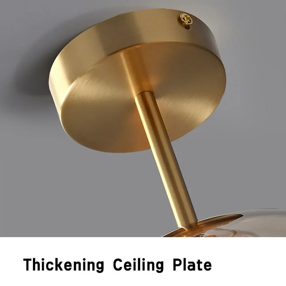Nordic Glass Globe Ceiling Light