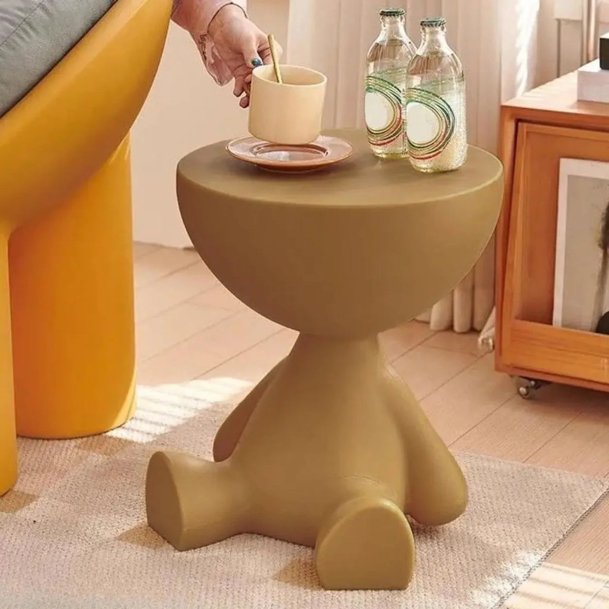 Cartoon Bear Storage Side Table