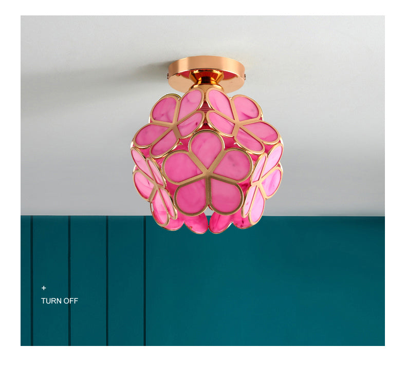 Retro Petal Flush Mount Ceiling Light